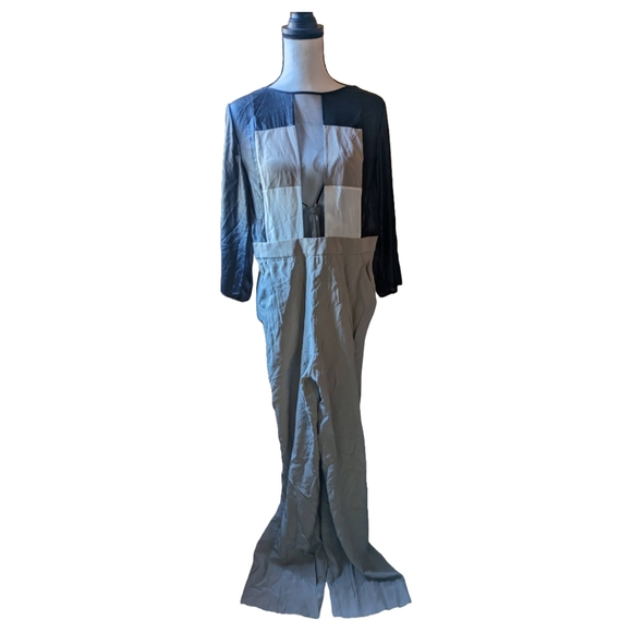 NWT BCBG Maxazria Runway Silk Francis Jumpsuit Sz 2 - Picture 2 of 4